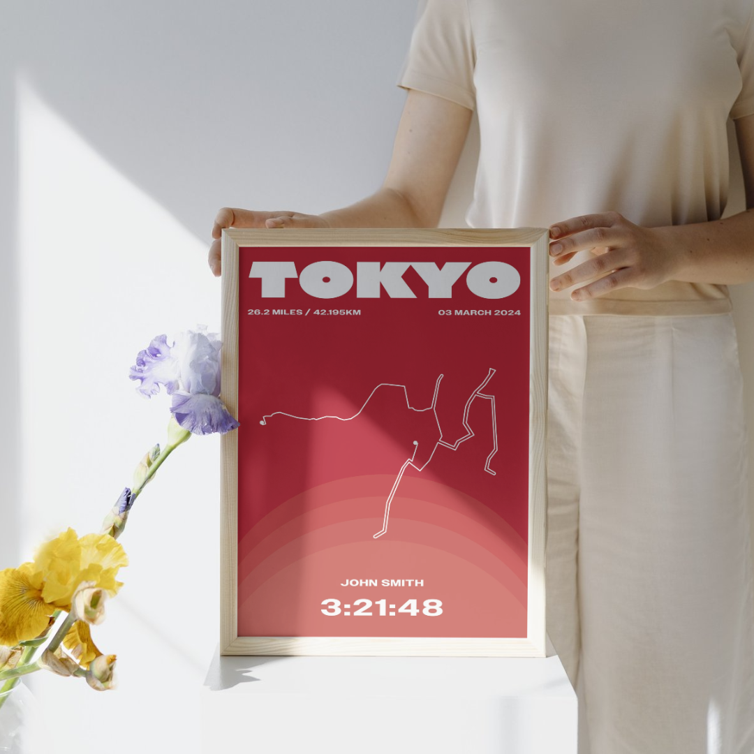 Tokyo Marathon Finisher Print