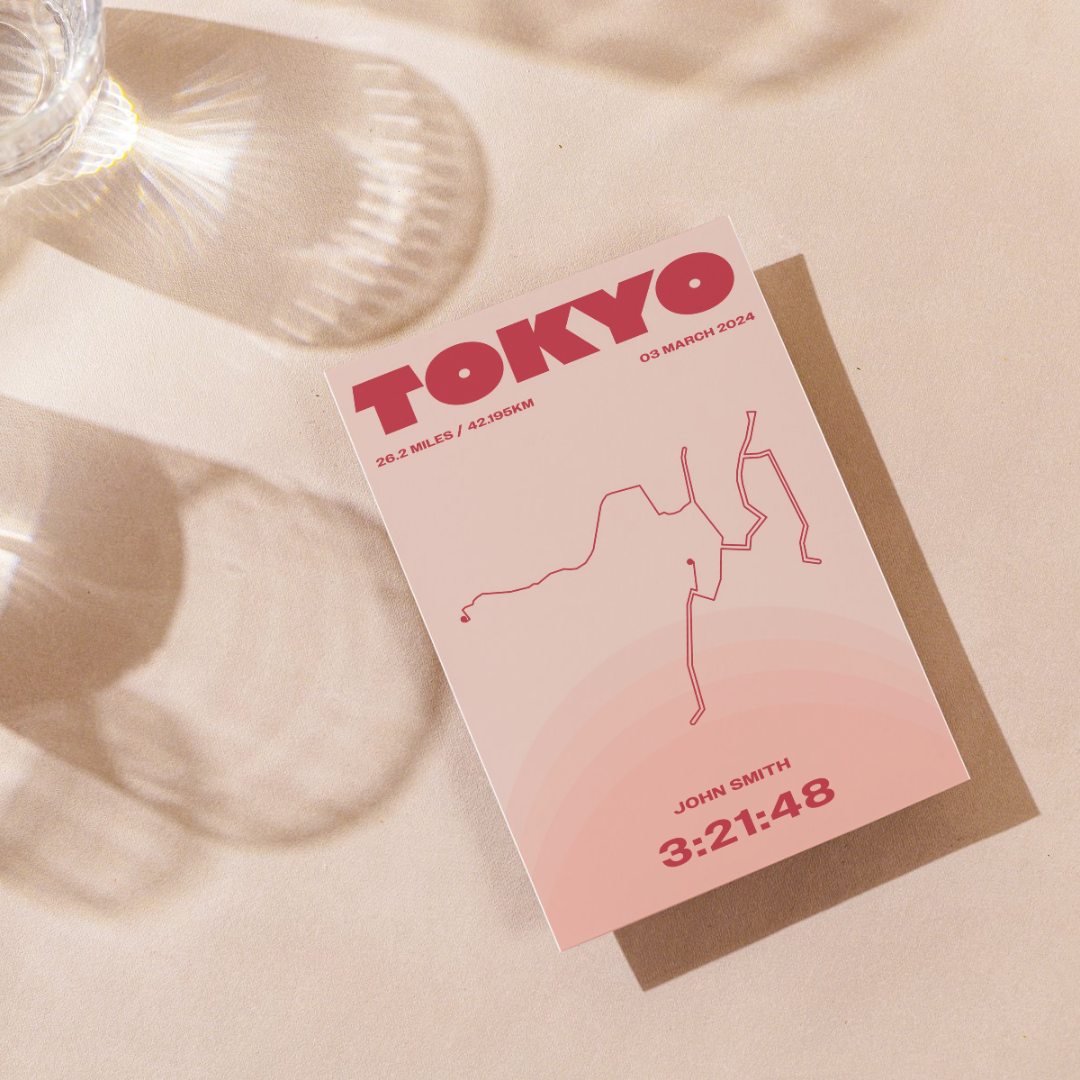 Tokyo Marathon Finisher Print