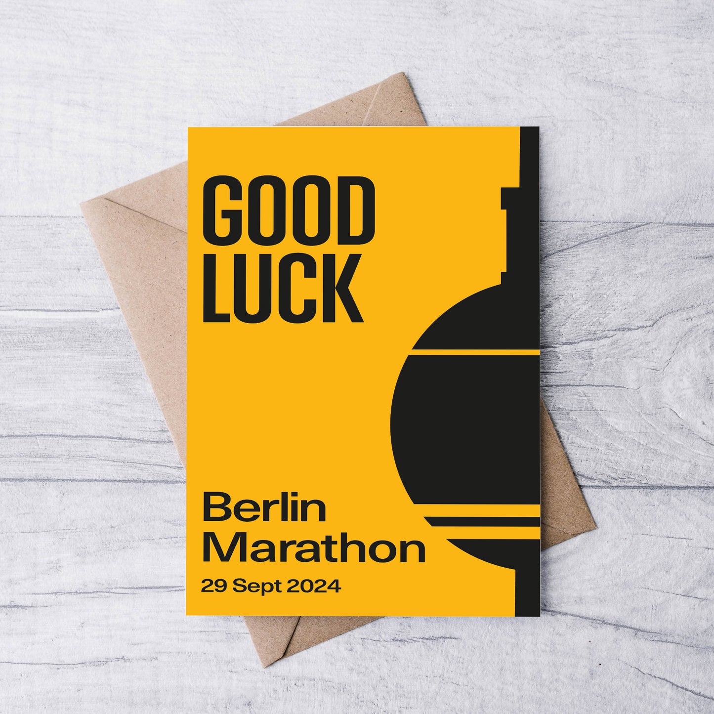 Berlin Marathon 2024 Good Luck card