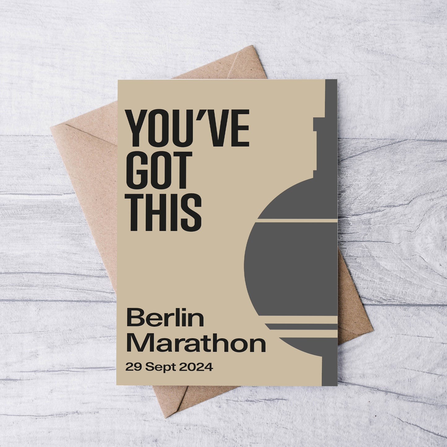 Berlin Marathon 2024 Good Luck card