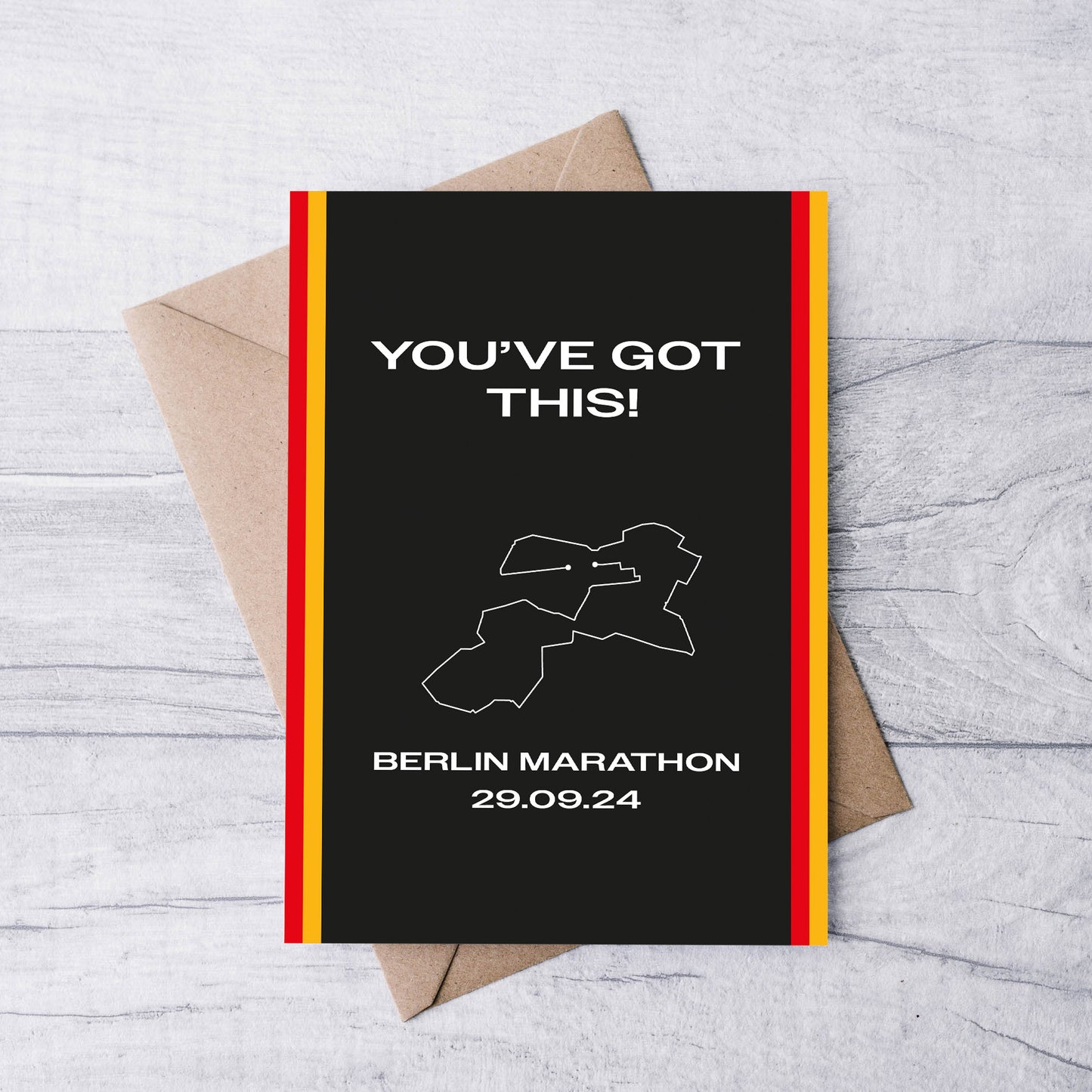 Berlin Marathon 2024 Good Luck card