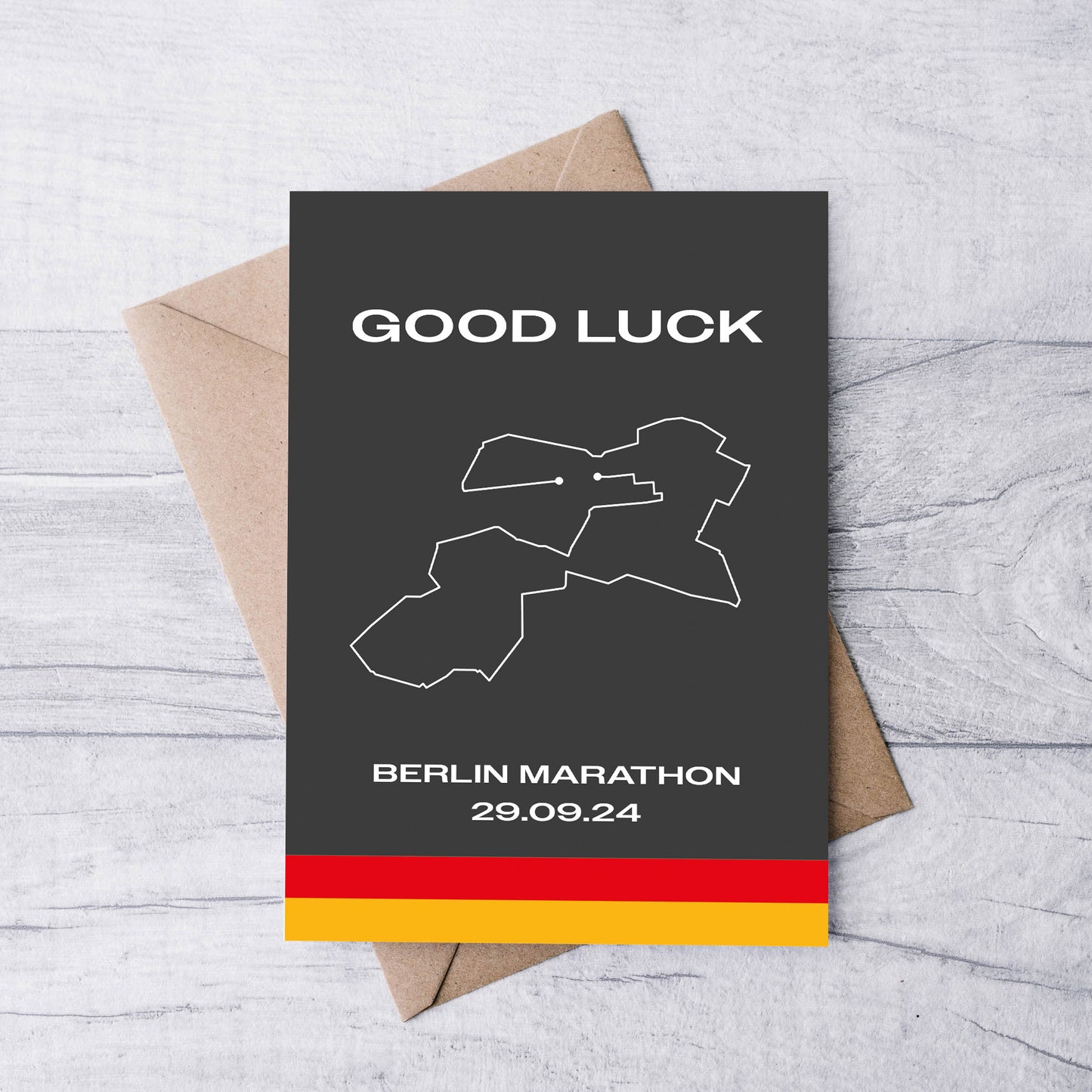 Berlin Marathon 2024 Good Luck card