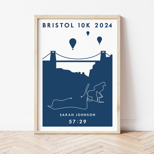 Bristol HM and 10k personalised print