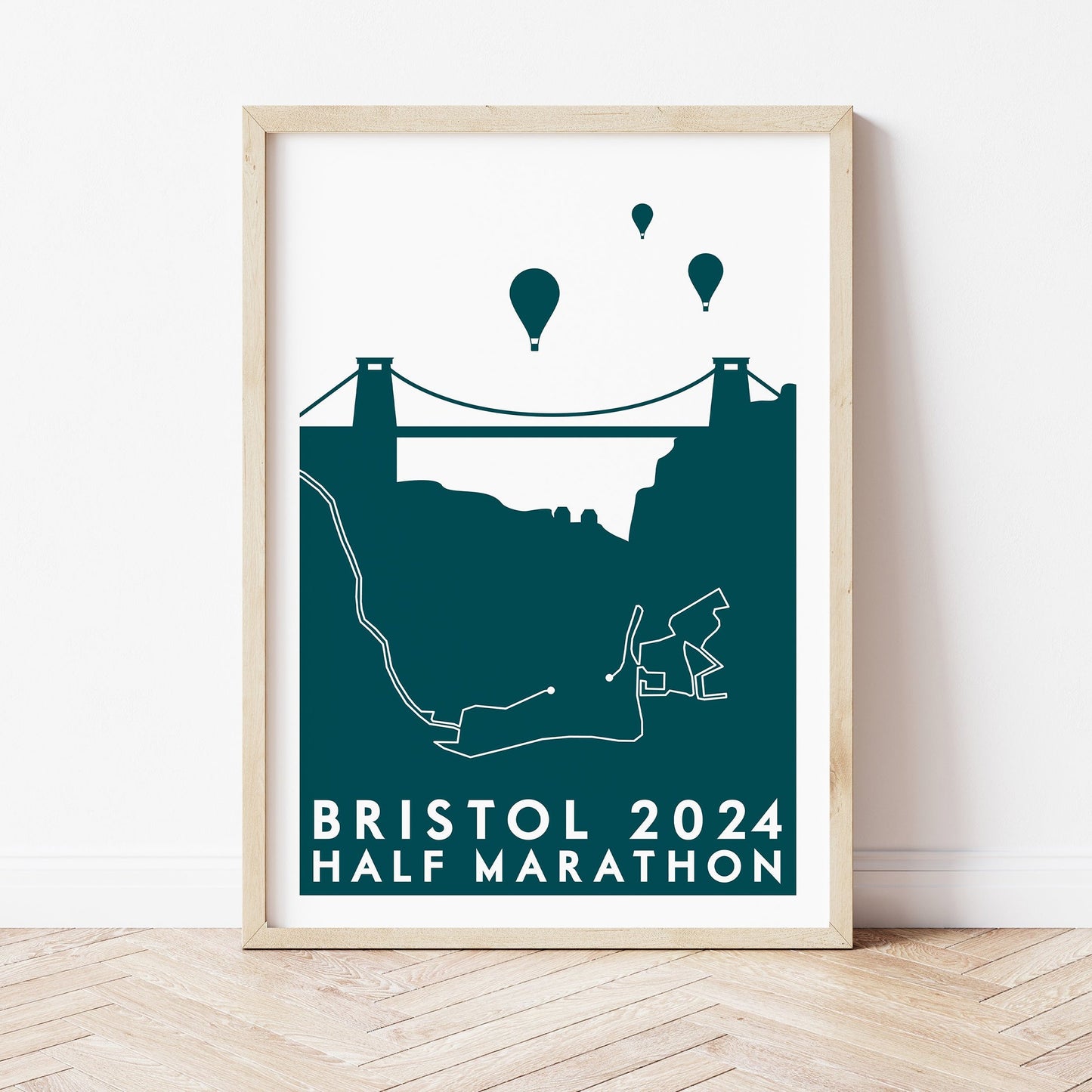 Bristol HM and 10k personalised print