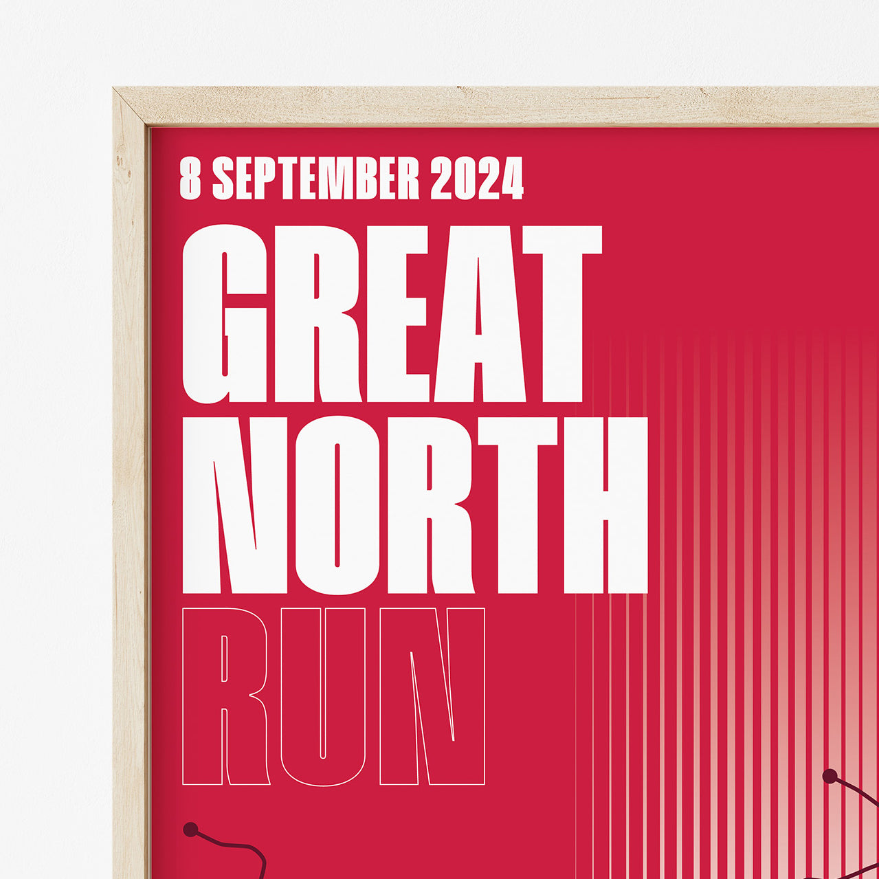 Great North Run personalised print