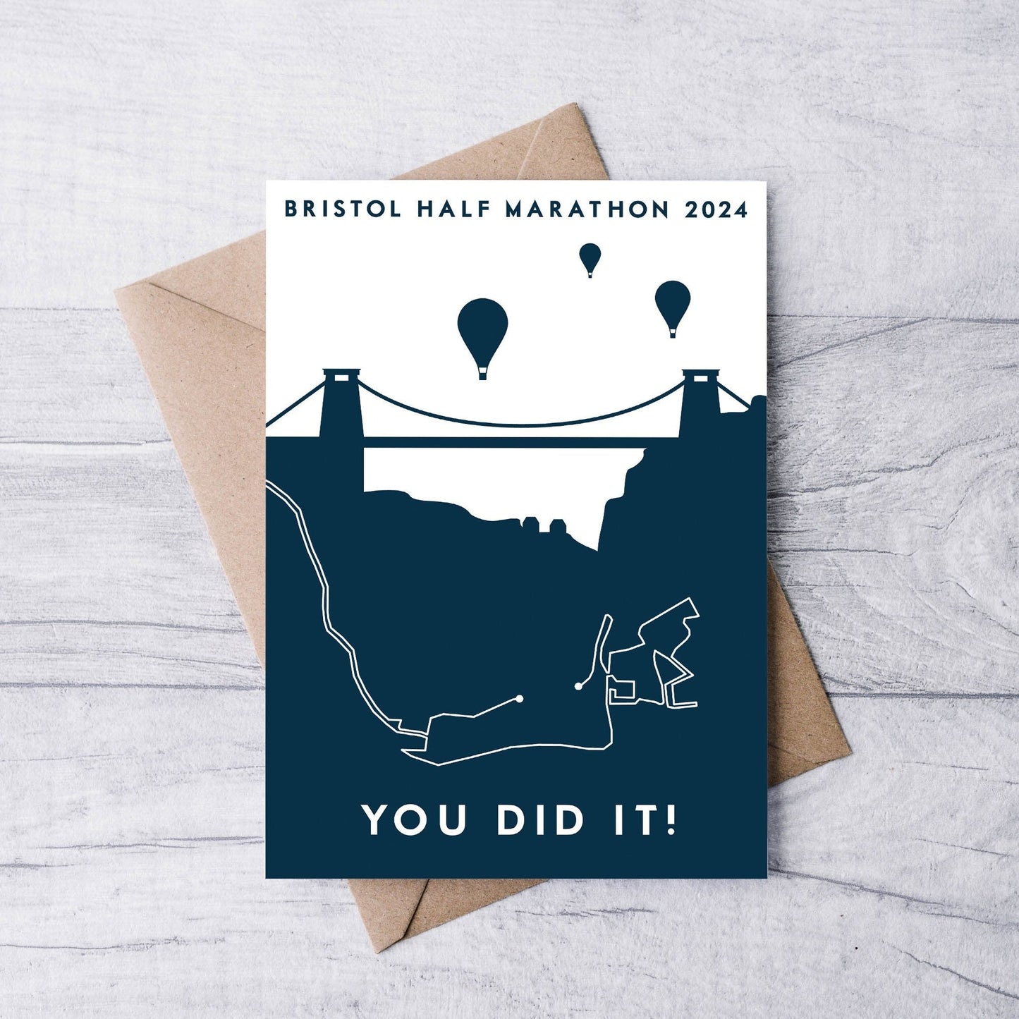 Bristol HM and 10k Celebration Card