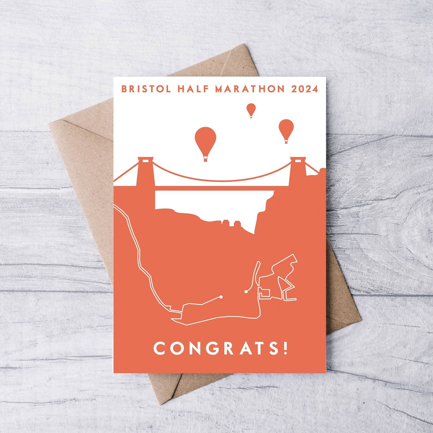 Bristol HM and 10k Celebration Card